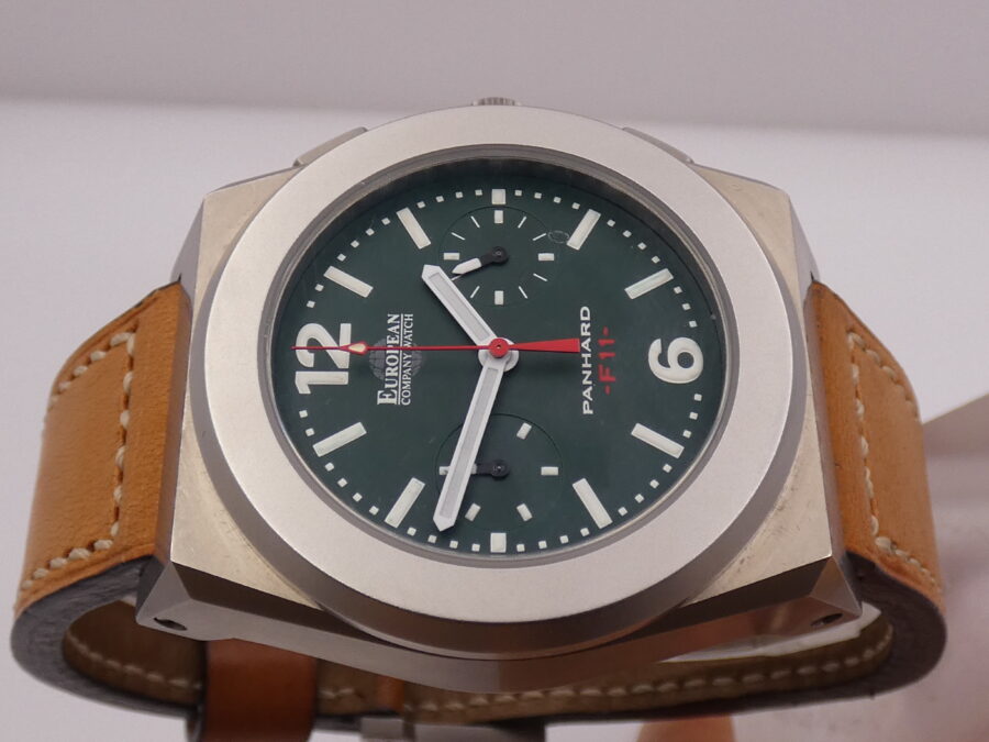 Cronografo European Panhard F11 Titanium BOX&PAPERS Automatico Limited Edition TOP CONDITION Anno 2022