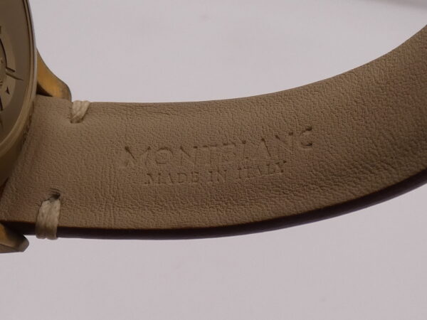 Cronografo Montblanc 1858 118223 NEW BOX PAPERS & STICKERS Titanium&Bronze Automatico