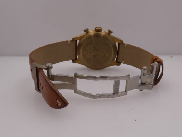 Cronografo Montblanc 1858 118223 NEW BOX PAPERS & STICKERS Titanium&Bronze Automatico