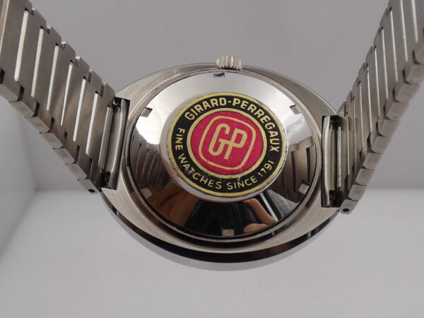 Girard Perregaux NOS Gyromatic Day-Date NEW OLD STOCK Acciaio ANNI '70s Mai Indossato