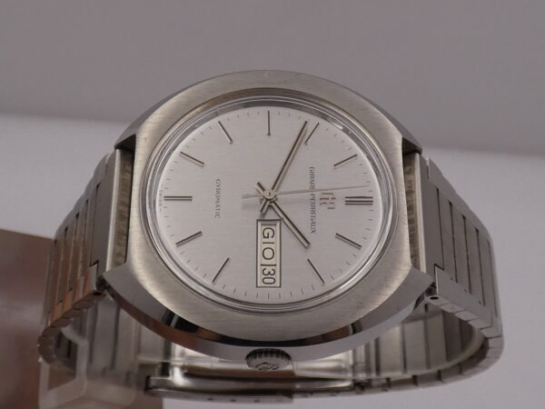 Girard Perregaux NOS Gyromatic Day-Date NEW OLD STOCK Acciaio ANNI '70s Mai Indossato