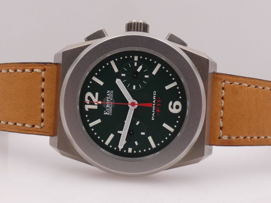 Cronografo European Panhard F11 Titanium BOX&PAPERS Automatico Limited Edition TOP CONDITION Anno 2022 - immagine 3