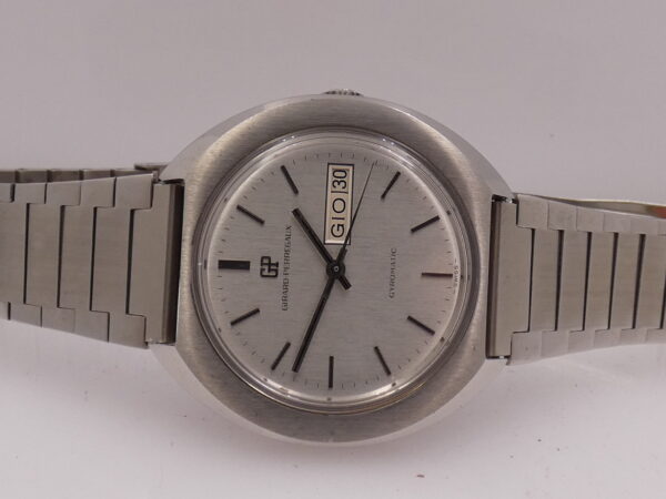 Girard Perregaux NOS Gyromatic Day-Date NEW OLD STOCK Acciaio ANNI '70s Mai Indossato