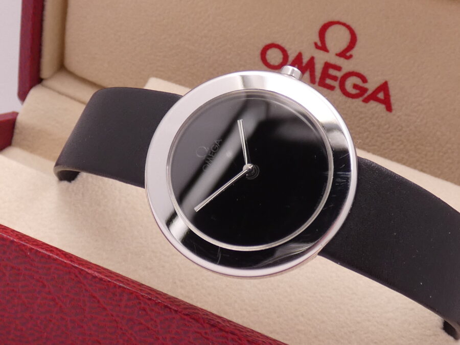 Omega Art Collection Max Bill Mid-Size NEW OLD STOCK Oro Bianco 18 Kt ANNO 1985 Limited Edition - immagine 4