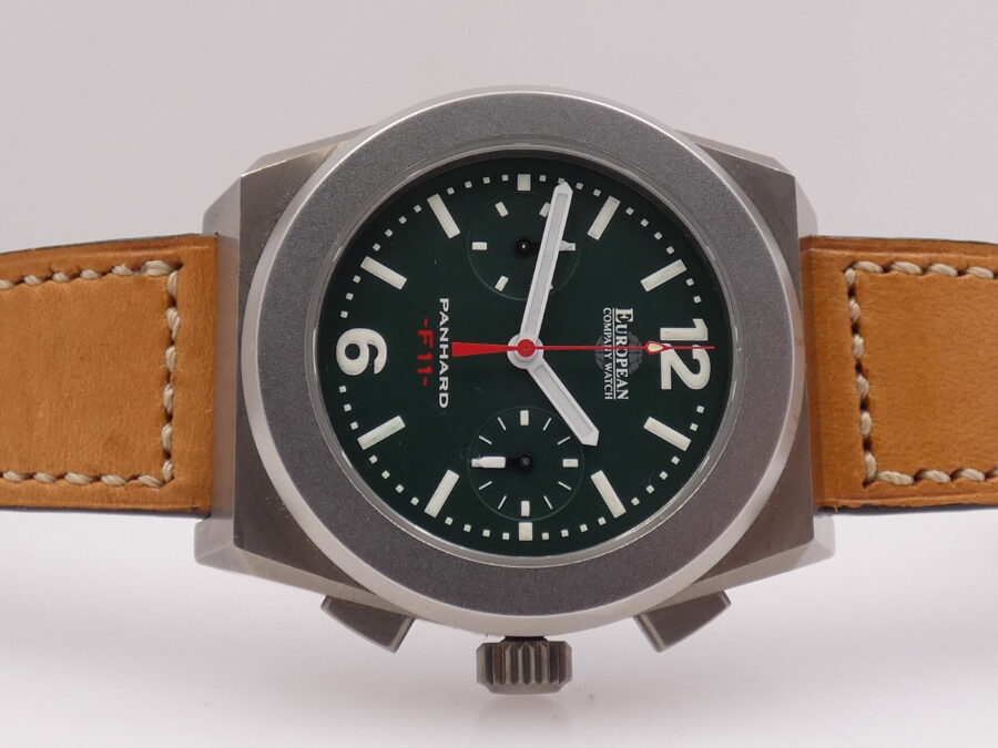 Cronografo European Panhard F11 Titanium BOX&PAPERS Automatico Limited Edition TOP CONDITION Anno 2022 - immagine 4