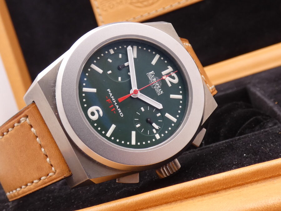 Cronografo European Panhard F11 Titanium BOX&PAPERS Automatico Limited Edition TOP CONDITION Anno 2022 - immagine 5