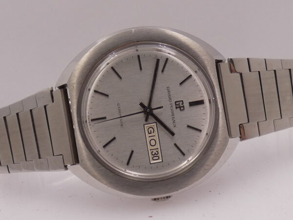Girard Perregaux NOS Gyromatic Day-Date NEW OLD STOCK Acciaio ANNI '70s Mai Indossato