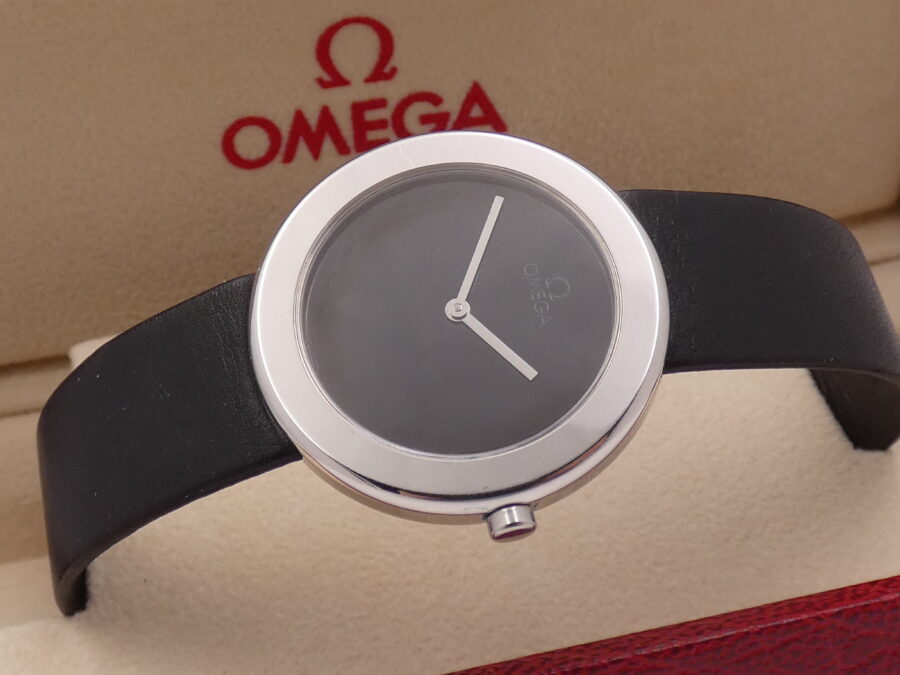 Omega Art Collection Max Bill Mid-Size NEW OLD STOCK Oro Bianco 18 Kt ANNO 1985 Limited Edition - immagine 6
