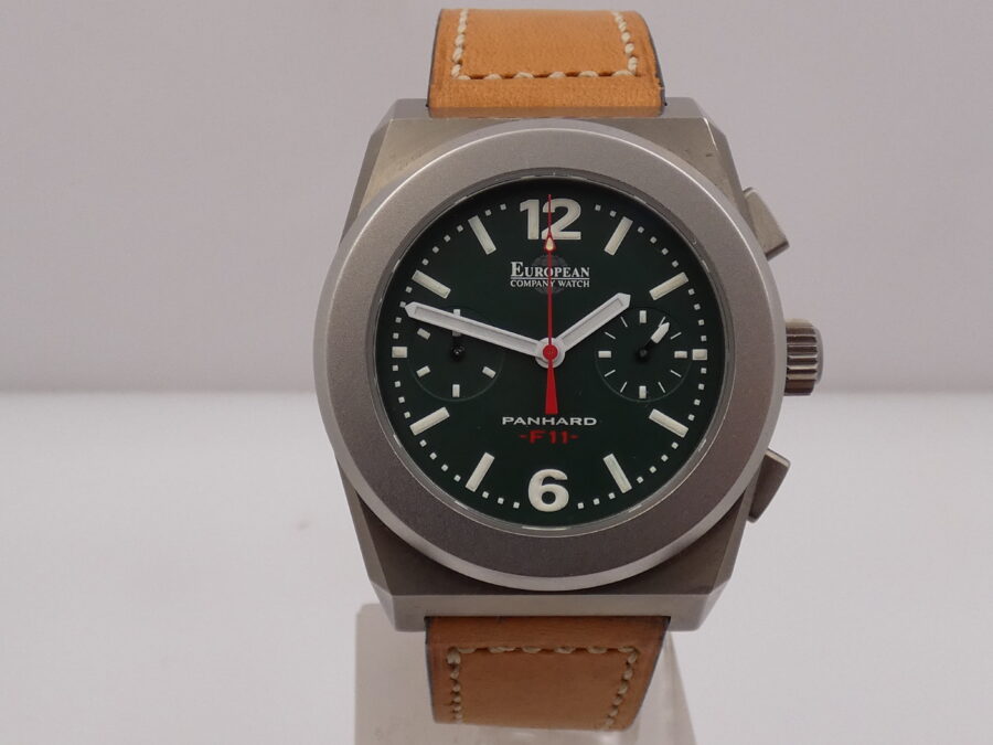 Cronografo European Panhard F11 Titanium BOX&PAPERS Automatico Limited Edition TOP CONDITION Anno 2022 - immagine 6