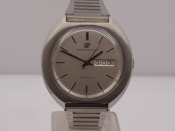 Girard Perregaux NOS Gyromatic Day-Date NEW OLD STOCK Acciaio ANNI '70s Mai Indossato