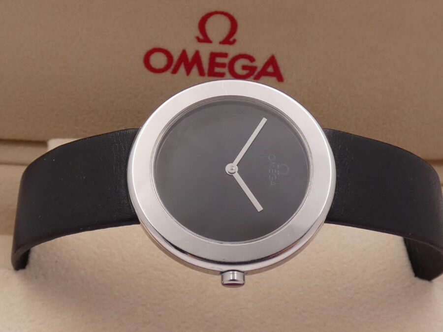 Omega Art Collection Max Bill Mid-Size NEW OLD STOCK Oro Bianco 18 Kt ANNO 1985 Limited Edition - immagine 7
