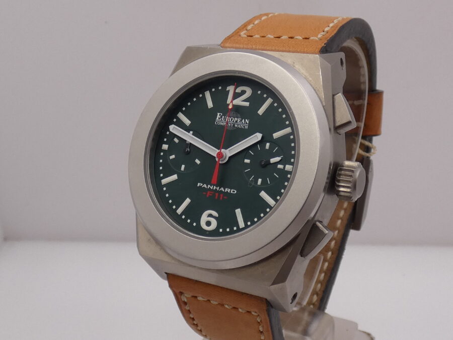 Cronografo European Panhard F11 Titanium BOX&PAPERS Automatico Limited Edition TOP CONDITION Anno 2022 - immagine 7