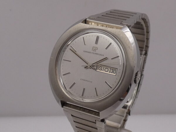 Girard Perregaux NOS Gyromatic Day-Date NEW OLD STOCK Acciaio ANNI '70s Mai Indossato