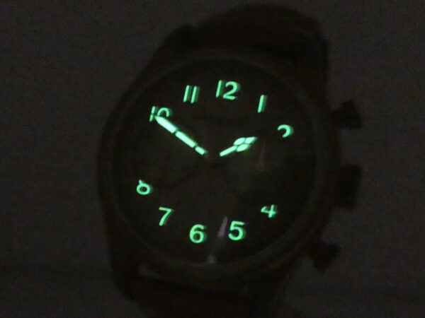 Cronografo Montblanc 1858 118223 NEW BOX PAPERS & STICKERS Titanium&Bronze Automatico