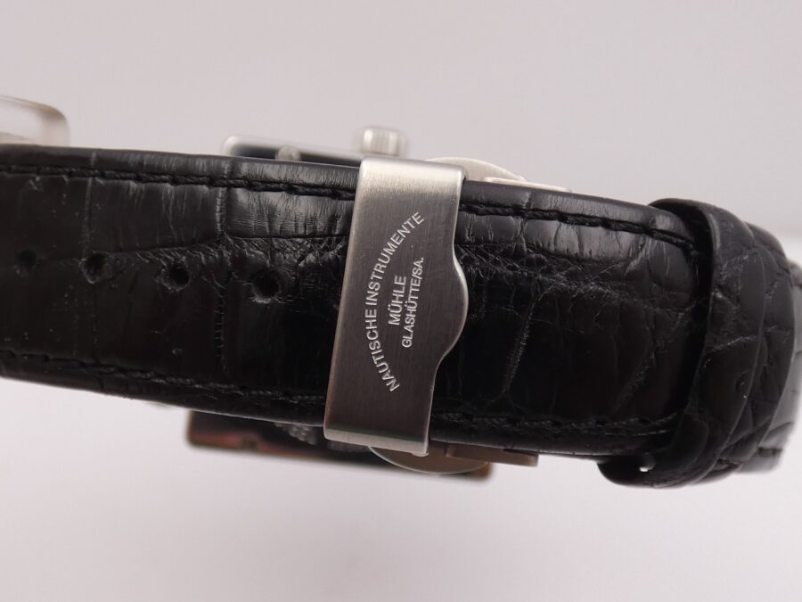 Mühle Glashütte Teutonia II  Quadrant M1-30-30-LB BOX & PAPERS Automatico Acciaio ANNO 2008 - immagine 13