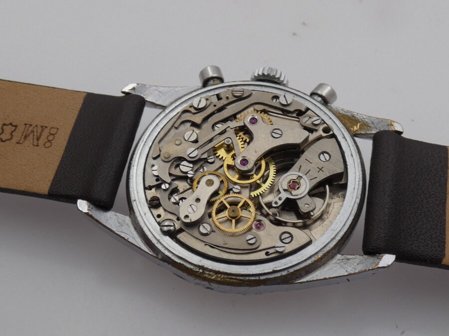 Cronografo Lesco Bicompax 36mm ANNI '50s Carica Manuale Landeron 248 - immagine 14