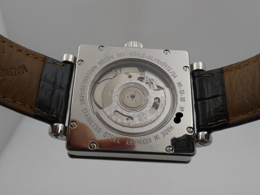 Mühle Glashütte Teutonia II  Quadrant M1-30-30-LB BOX & PAPERS Automatico Acciaio ANNO 2008 - immagine 16