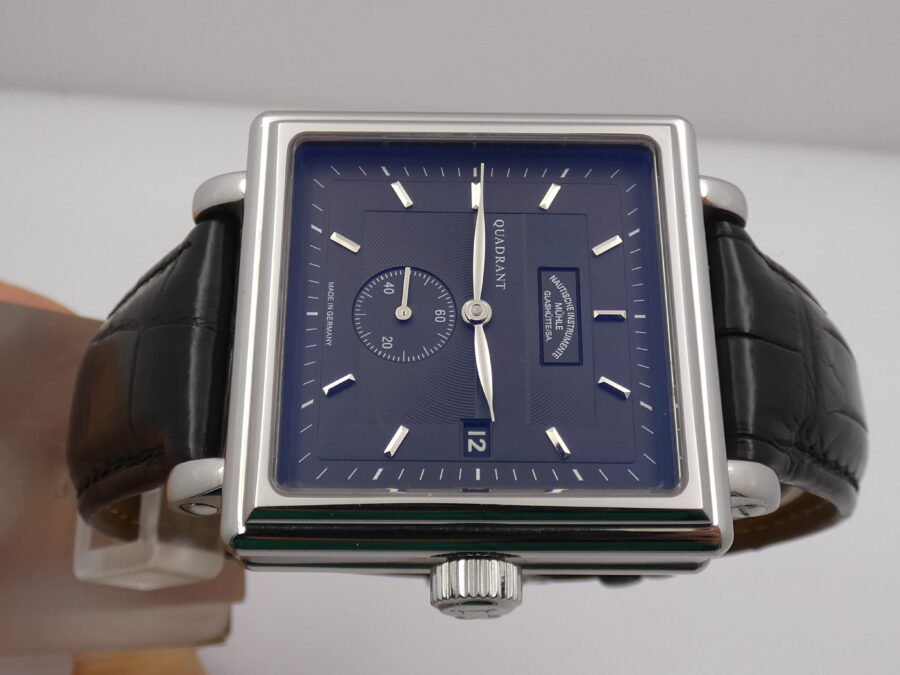 Mühle Glashütte Teutonia II  Quadrant M1-30-30-LB BOX & PAPERS Automatico Acciaio ANNO 2008 - immagine 3