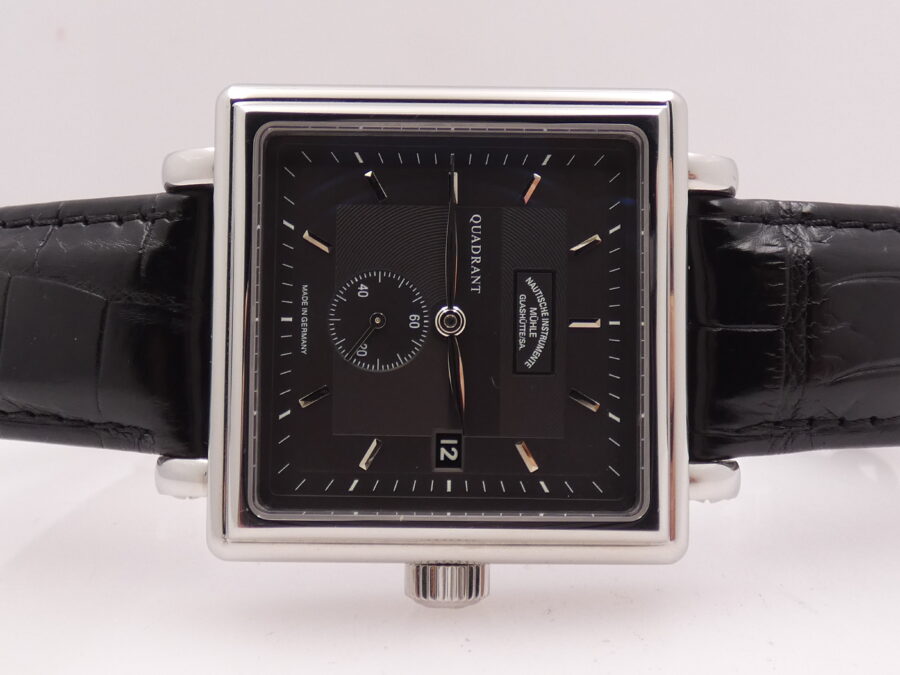 Mühle Glashütte Teutonia II  Quadrant M1-30-30-LB BOX & PAPERS Automatico Acciaio ANNO 2008 - immagine 5