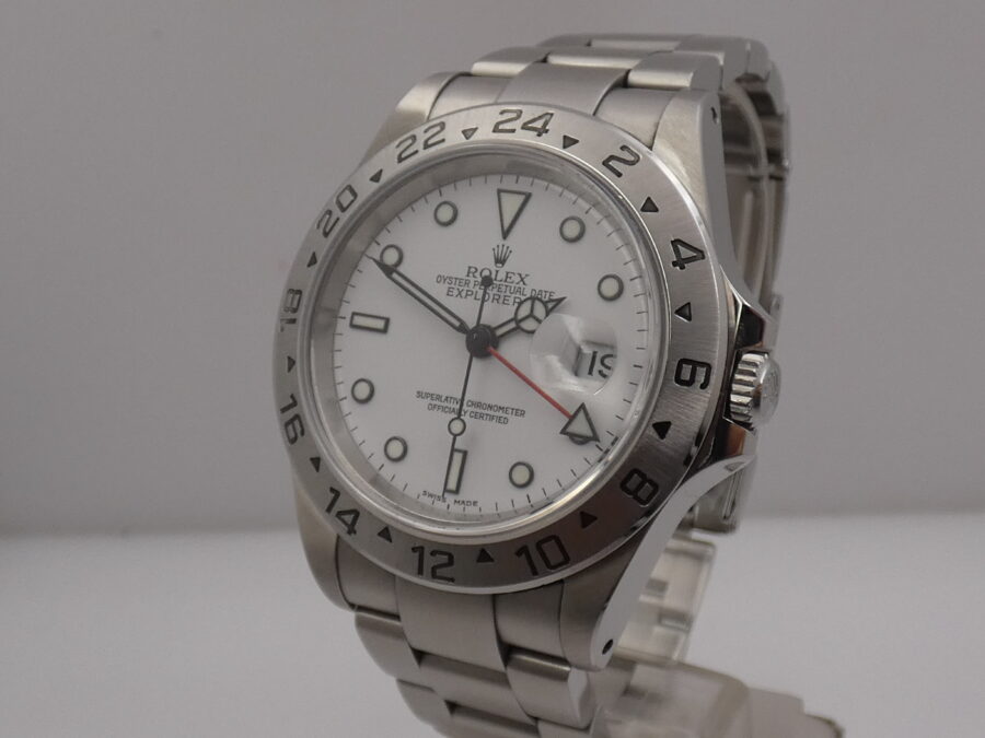 Rolex Explorer II  16570 SEL JUST POLISHED & SERVICED Anno 2003 With BOX Automatico Acciaio - immagine 2