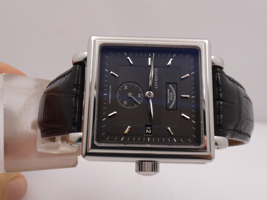 Mühle Glashütte Teutonia II  Quadrant M1-30-30-LB BOX & PAPERS Automatico Acciaio ANNO 2008 - immagine 6