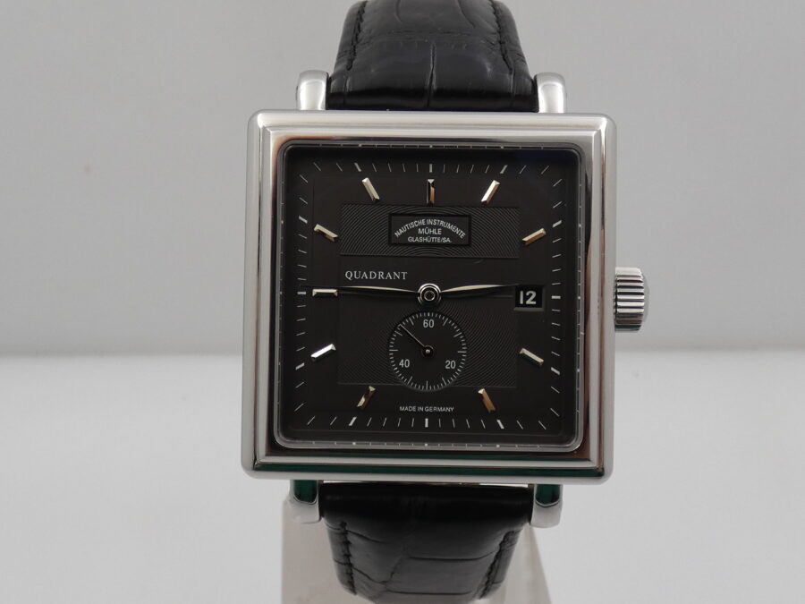 Mühle Glashütte Teutonia II  Quadrant M1-30-30-LB BOX & PAPERS Automatico Acciaio ANNO 2008 - immagine 7