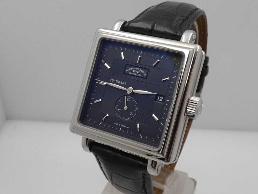 Mühle Glashütte Teutonia II  Quadrant M1-30-30-LB BOX & PAPERS Automatico Acciaio ANNO 2008 - immagine 8