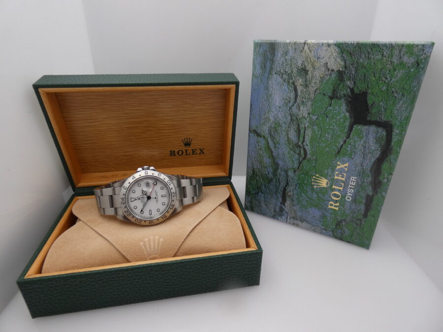 Rolex Explorer II  16570 SEL JUST POLISHED & SERVICED Anno 2003 With BOX Automatico Acciaio - immagine 5