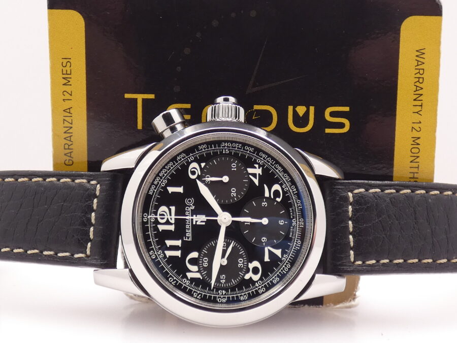 Eberhard & Co. Tazio Nuvolari Vanderbilt Cup Naked Monopulsante 31068 With BOX Automatico Acciaio - immagine 2