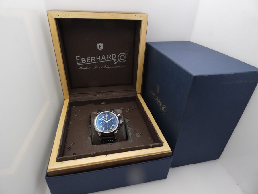 Eberhard & Co. Tazio Nuvolari Vanderbilt Cup Naked Monopulsante 31068 With BOX Automatico Acciaio - immagine 11