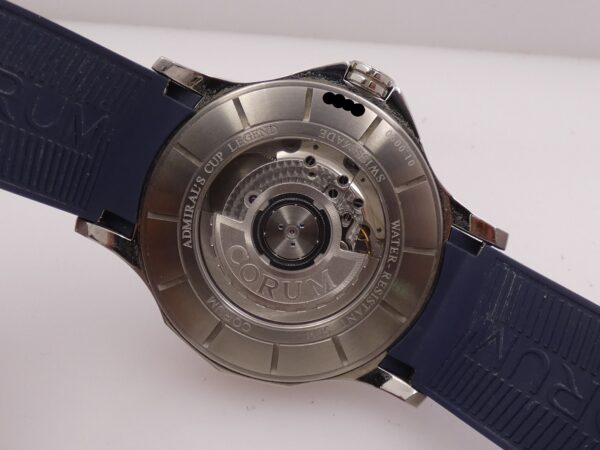 Corum Admiral's Cup Legend 42mm 01.0090 BOX & PAPERS Automatico Acciaio