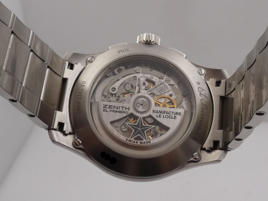 Zenith Captain El Primero Pilot Chronografo BOX & PAPERS Top Condition ANNO 2013 Automatico - immagine 16