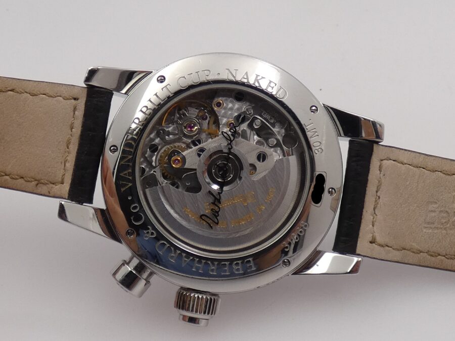 Eberhard & Co. Tazio Nuvolari Vanderbilt Cup Naked Monopulsante 31068 With BOX Automatico Acciaio - immagine 15