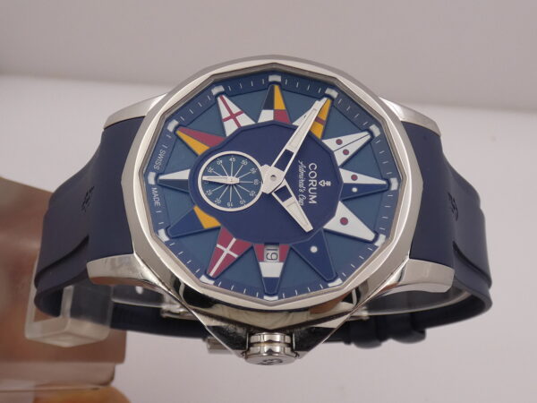 Corum Admiral's Cup Legend 42mm 01.0090 BOX & PAPERS Automatico Acciaio