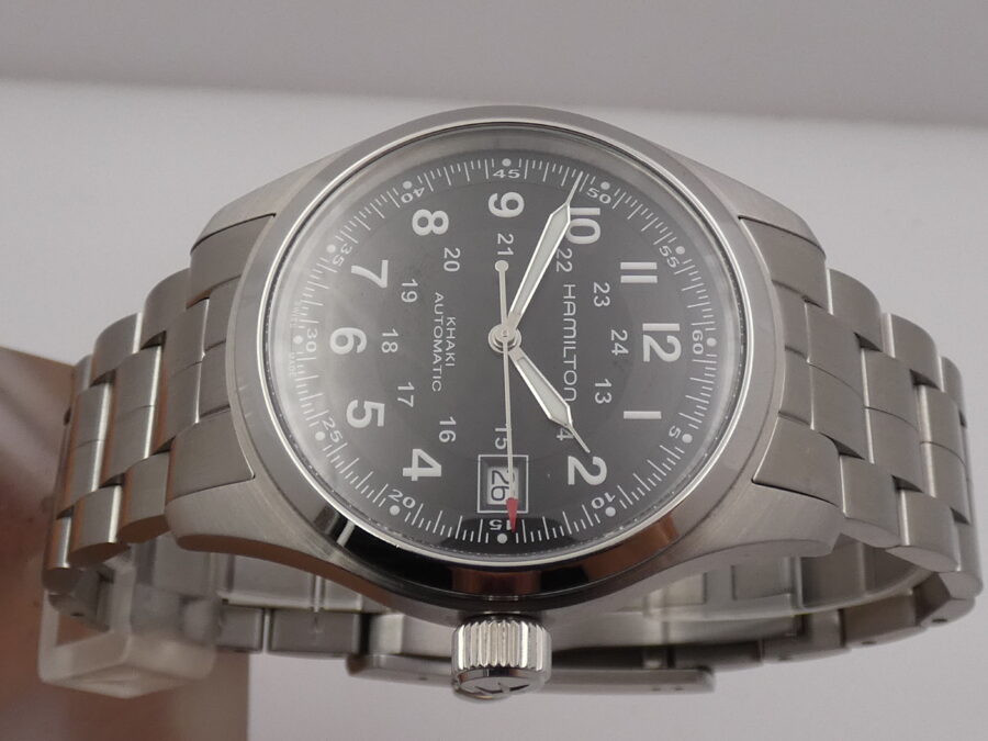 Hamilton Khaki Field Automatico 38mm H704551 BOX & PAPERS Like New ANNO 2023 ACCIAIO - immagine 3
