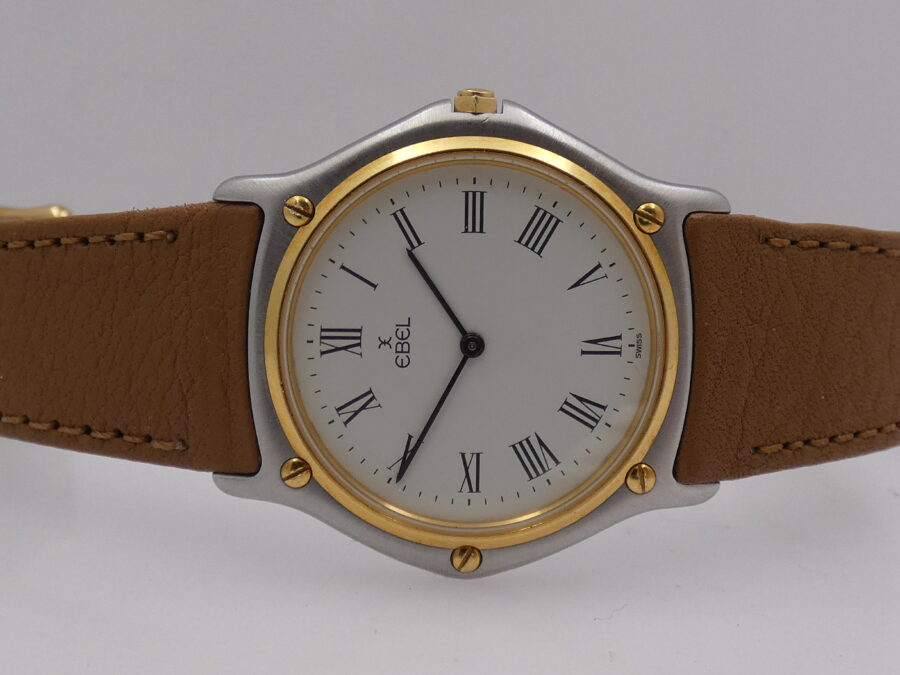 Ebel Sportwave Classic Wave Sport Ultra Thin 181903 Steel & 18 Kt Gold TOP CONDITION YEARS '2000s - immagine 3
