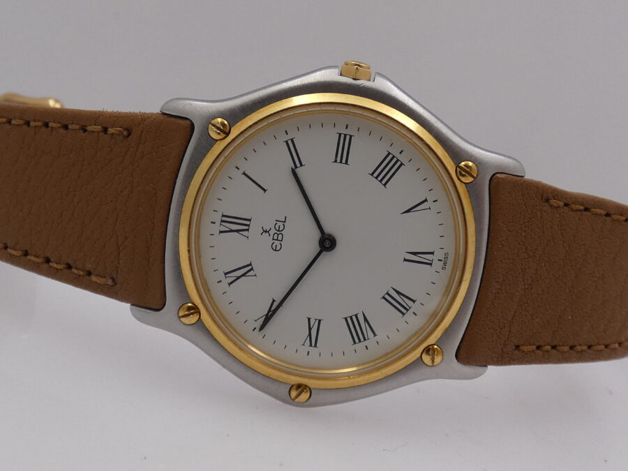 Ebel Sportwave Classic Wave Sport Ultra Thin 181903 Steel & 18 Kt Gold TOP CONDITION YEARS '2000s - immagine 4