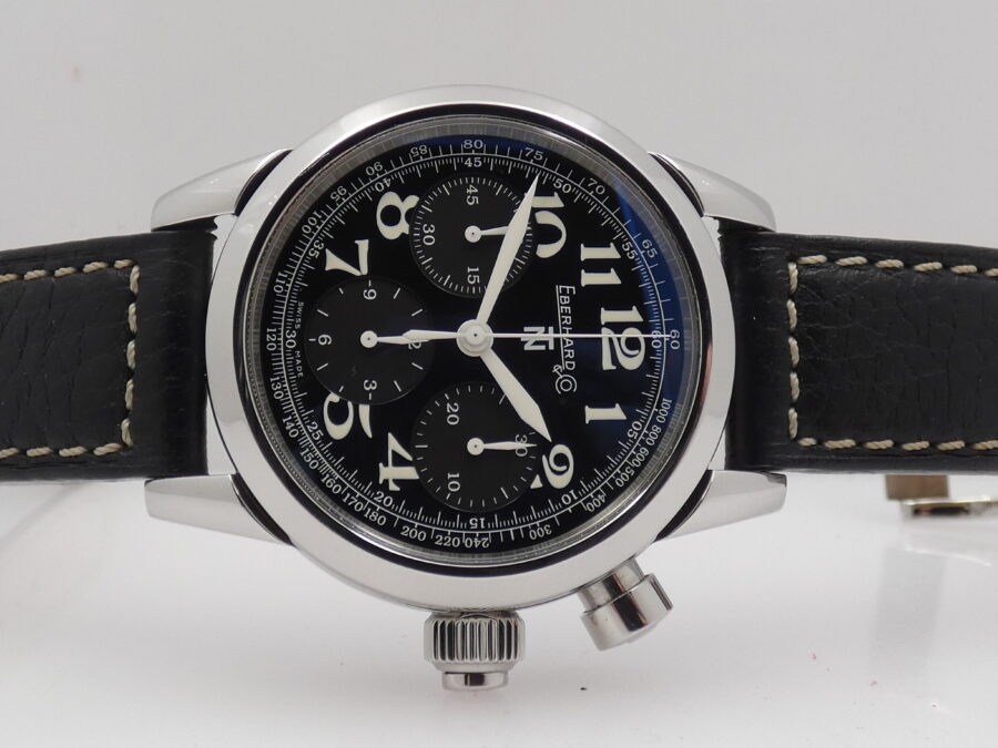 Eberhard & Co. Tazio Nuvolari Vanderbilt Cup Naked Monopulsante 31068 With BOX Automatico Acciaio - immagine 6