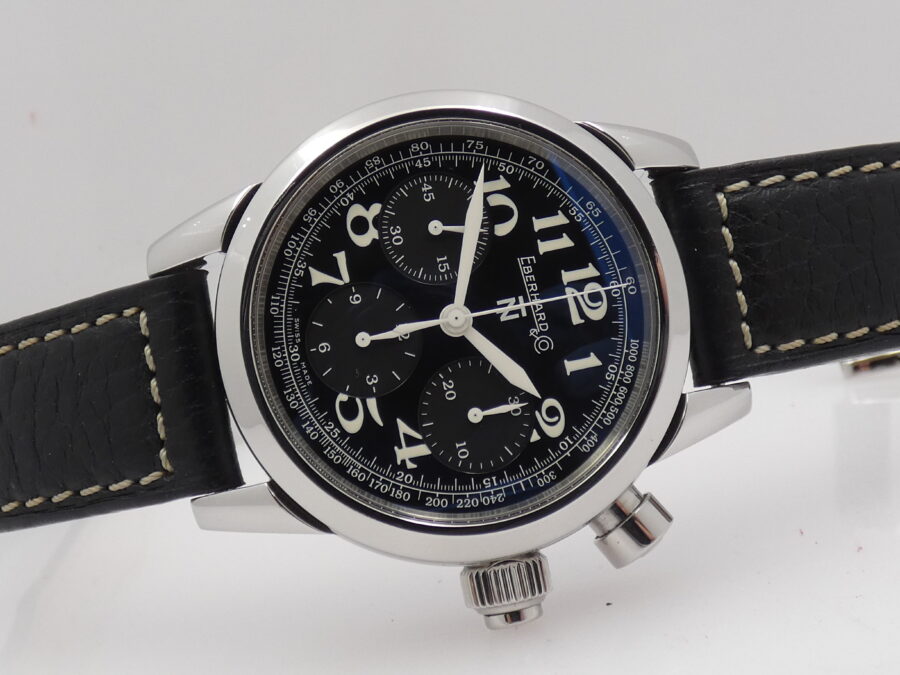 Eberhard & Co. Tazio Nuvolari Vanderbilt Cup Naked Monopulsante 31068 With BOX Automatico Acciaio - immagine 7