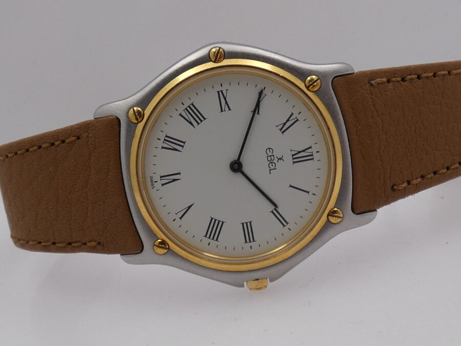 Ebel Sportwave Classic Wave Sport Ultra Thin 181903 Steel & 18 Kt Gold TOP CONDITION YEARS '2000s - immagine 6