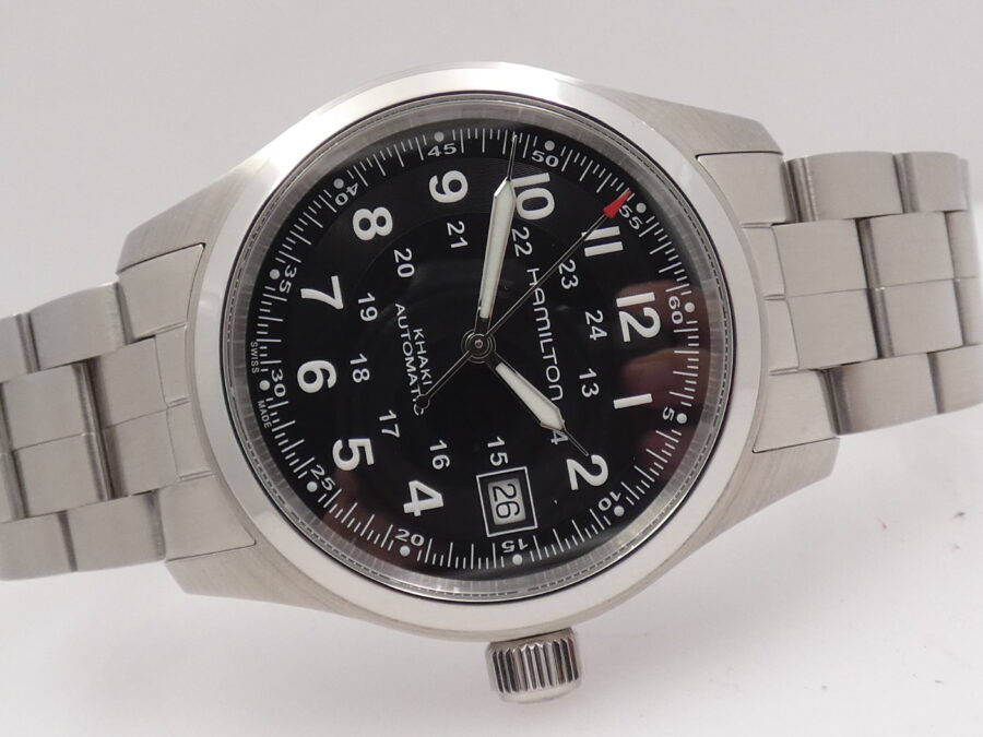 Hamilton Khaki Field Automatico 38mm H704551 BOX & PAPERS Like New ANNO 2023 ACCIAIO - immagine 6