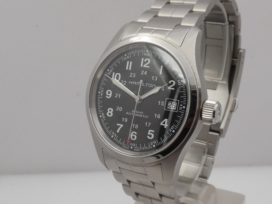 Hamilton Khaki Field Automatico 38mm H704551 BOX & PAPERS Like New ANNO 2023 ACCIAIO - immagine 7