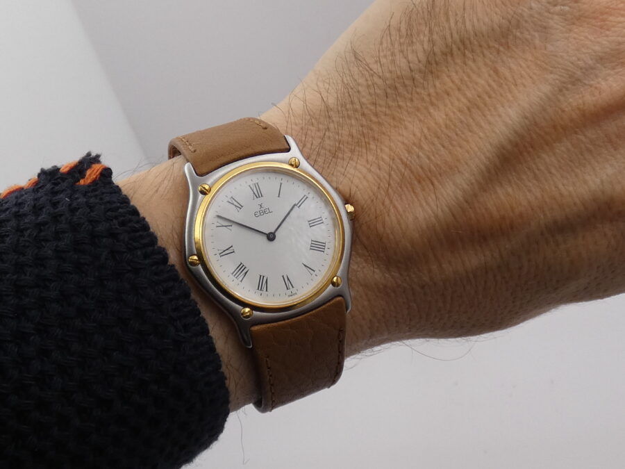 Ebel Sportwave Classic Wave Sport Ultra Thin 181903 Steel & 18 Kt Gold TOP CONDITION YEARS '2000s - immagine 9