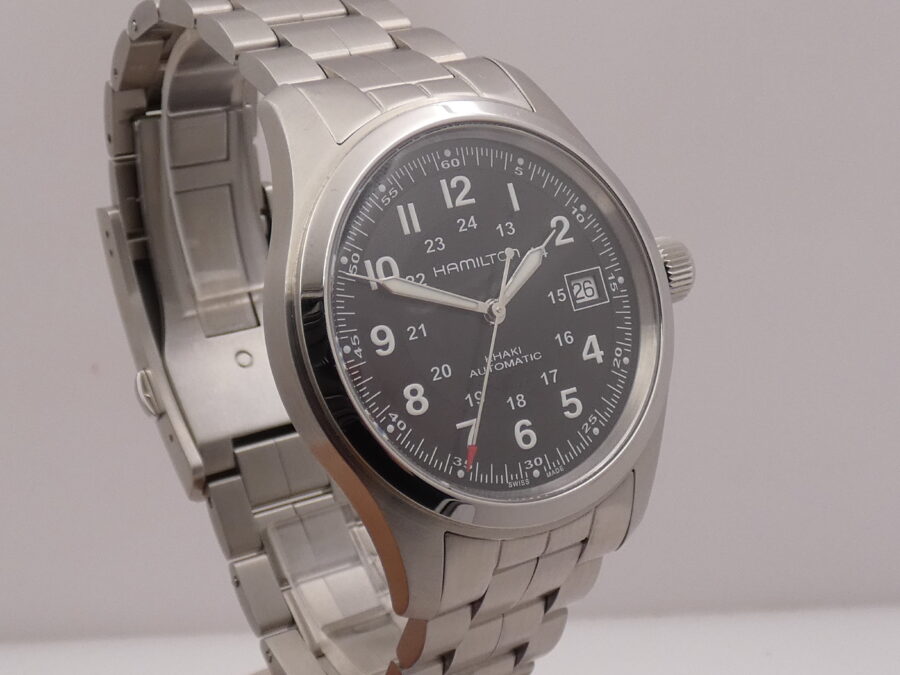 Hamilton Khaki Field Automatico 38mm H704551 BOX & PAPERS Like New ANNO 2023 ACCIAIO - immagine 8