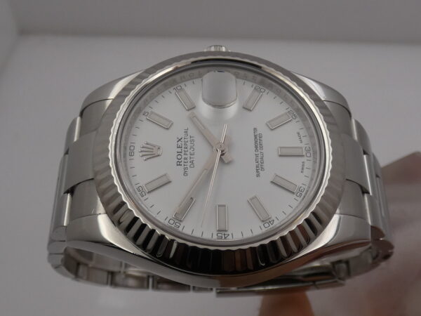 Rolex Datejust II 116334 Ghiera Oro Bianco 18 Kt  BOX&PAPERS Garanzia Italia ANNO 2014 Automatico