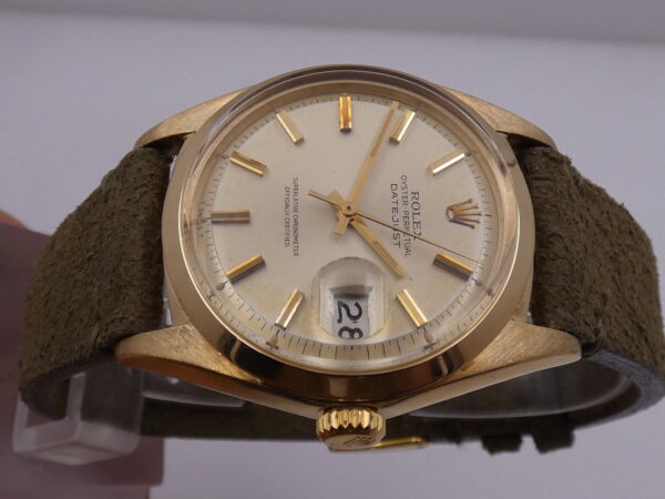 Rolex Datejust 1600 WIDEBOY Oro Massiccio 18 Kt ANNO 1968 With BOX Automatico