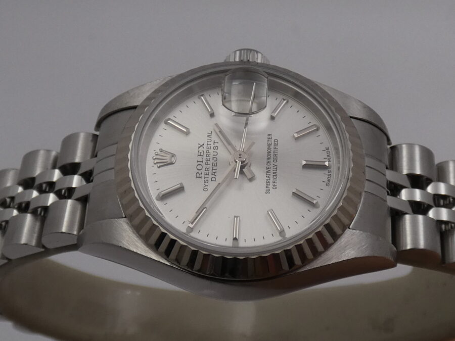Rolex Lady-Datejust  79174 Ghiera Oro Bianco 18 Kt BOX&PAPERS ITALIA Anno 2005 Automatico