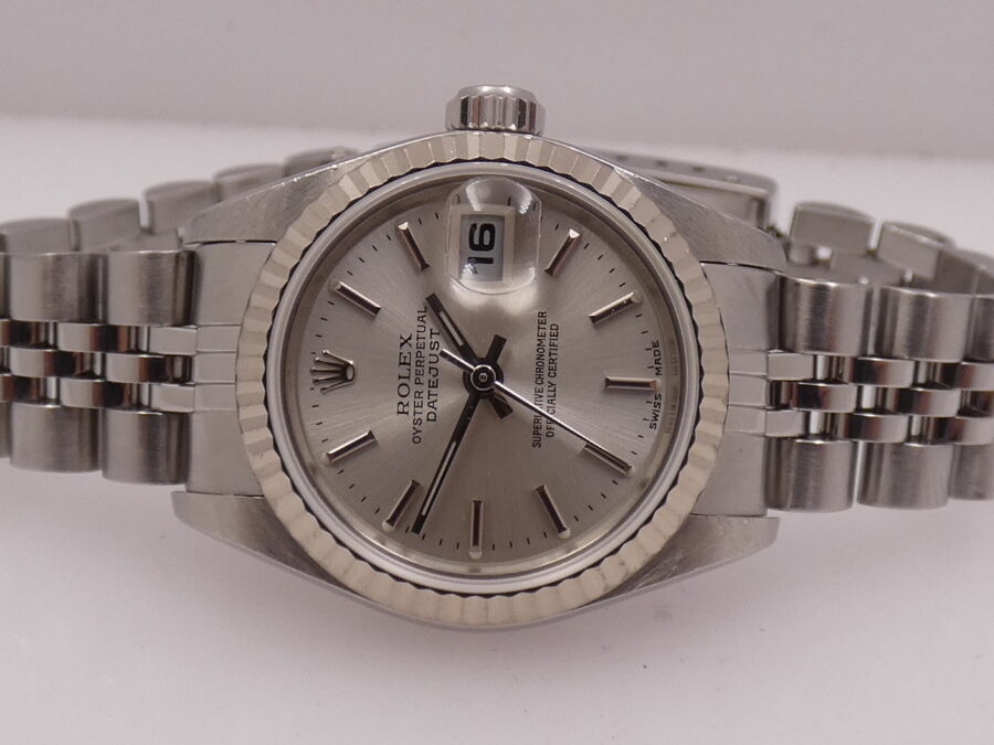 Rolex Lady-Datejust  79174 Ghiera Oro Bianco 18 Kt BOX&PAPERS ITALIA Anno 2005 Automatico - immagine 3