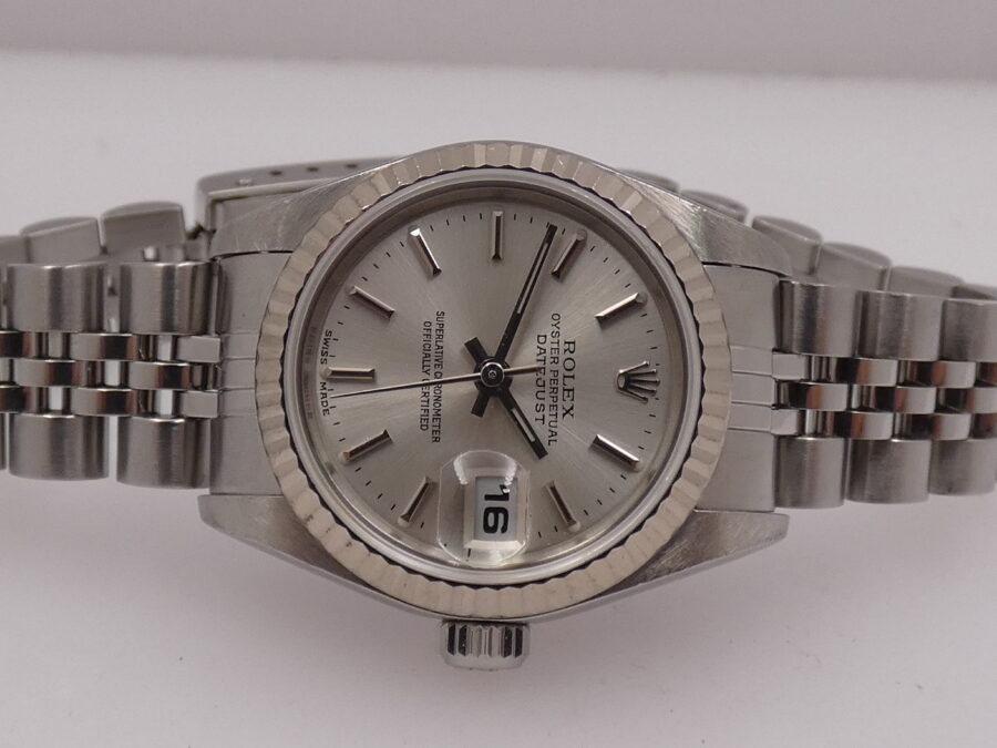 Rolex Lady-Datejust  79174 Ghiera Oro Bianco 18 Kt BOX&PAPERS ITALIA Anno 2005 Automatico - immagine 4