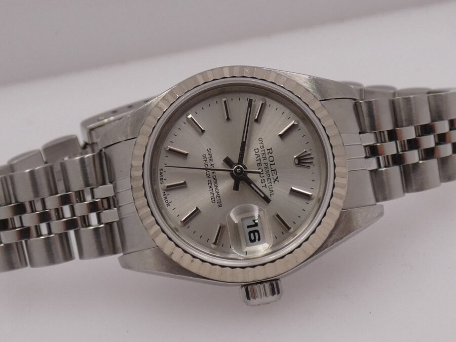Rolex Lady-Datejust  79174 Ghiera Oro Bianco 18 Kt BOX&PAPERS ITALIA Anno 2005 Automatico - immagine 5